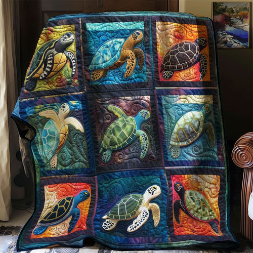 Turtles' Tranquil Sanctuary WN2408067CL Quilt