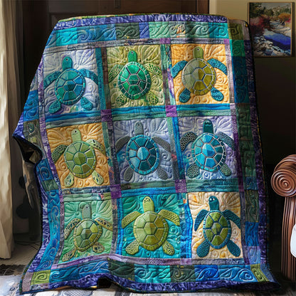 Turtles' Tropical Paradise WN2408059CL Quilt