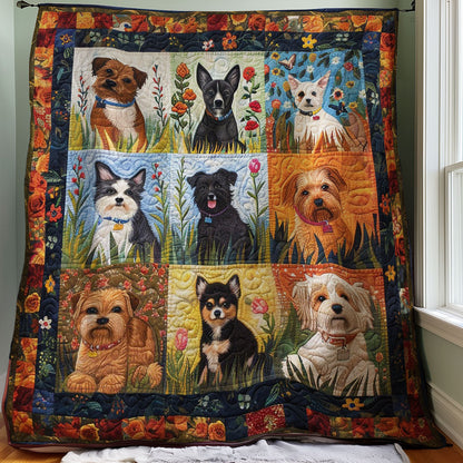 Type Of Dogs WM1008083CL Quilt