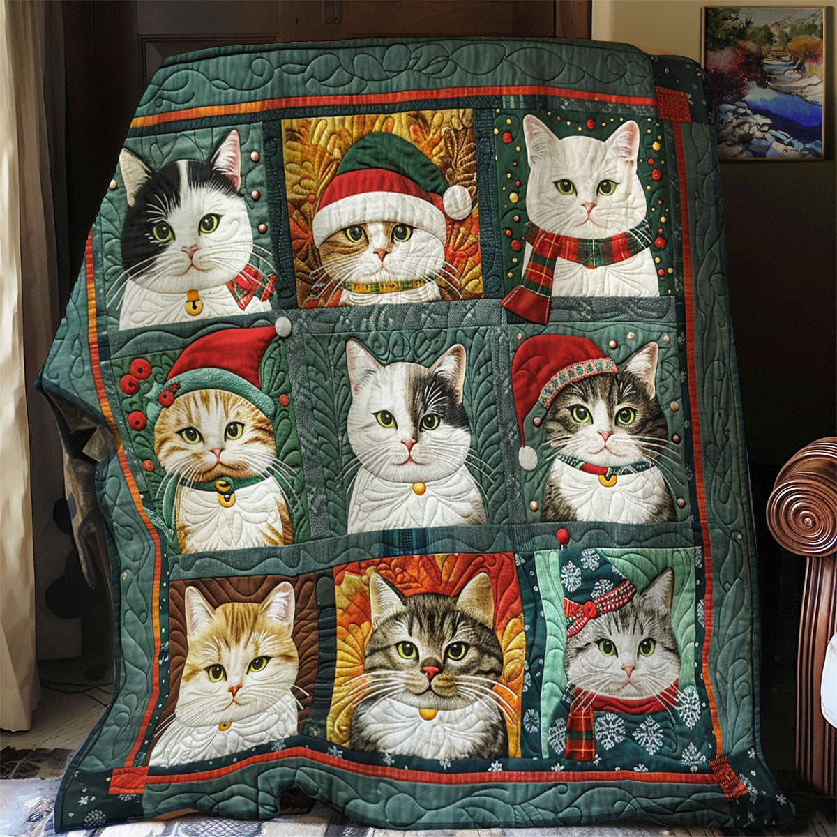 Vintage Cat SR2008046CL Quilt