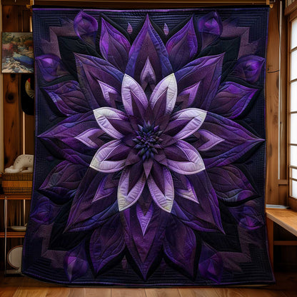 Violet Whisper Blossoms WN1408067CL Quilt