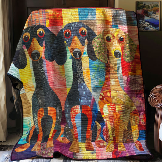 Warm Dachshund WN2208052CL Quilt