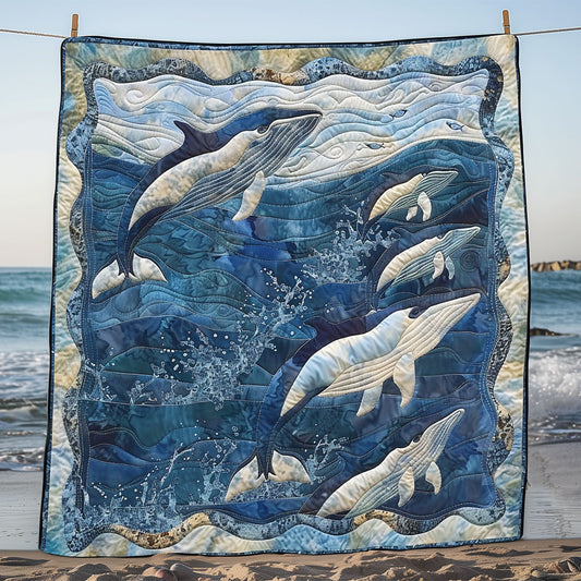 Whales and Ocean SR1408004CL Quilt