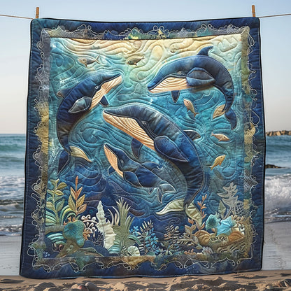 Whales and Ocean SR1408033CL Quilt