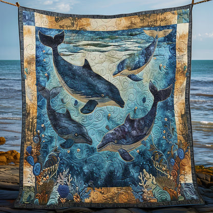 Whales' Dawn WN1408030CL Quilt