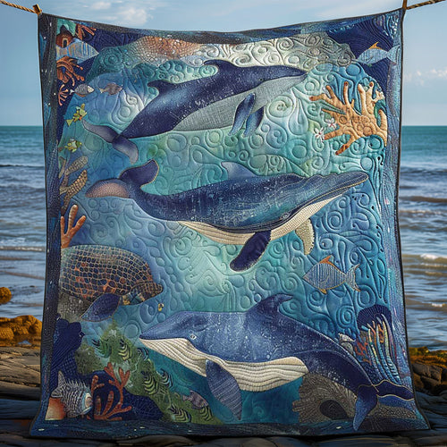 Whales' Horizon Quest WN1408008CL Quilt