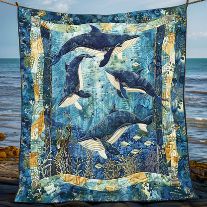 Whales' Misty Haven WN1408033CL Quilt