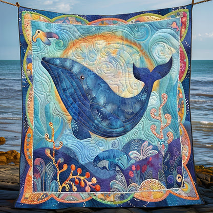 Whales' Serenity Cove WN1408022CL Quilt