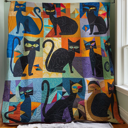 Whimsical Cats WM0508028CL Quilt