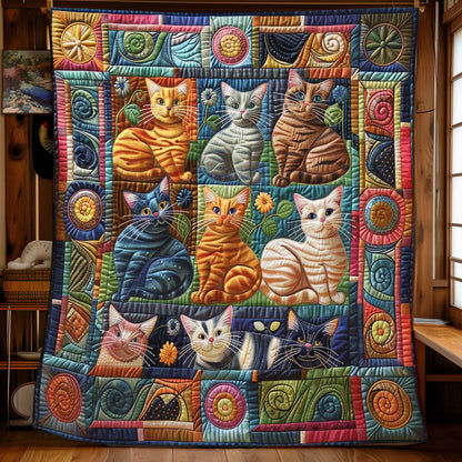 Whisker Wonders WN0908064CL Quilt