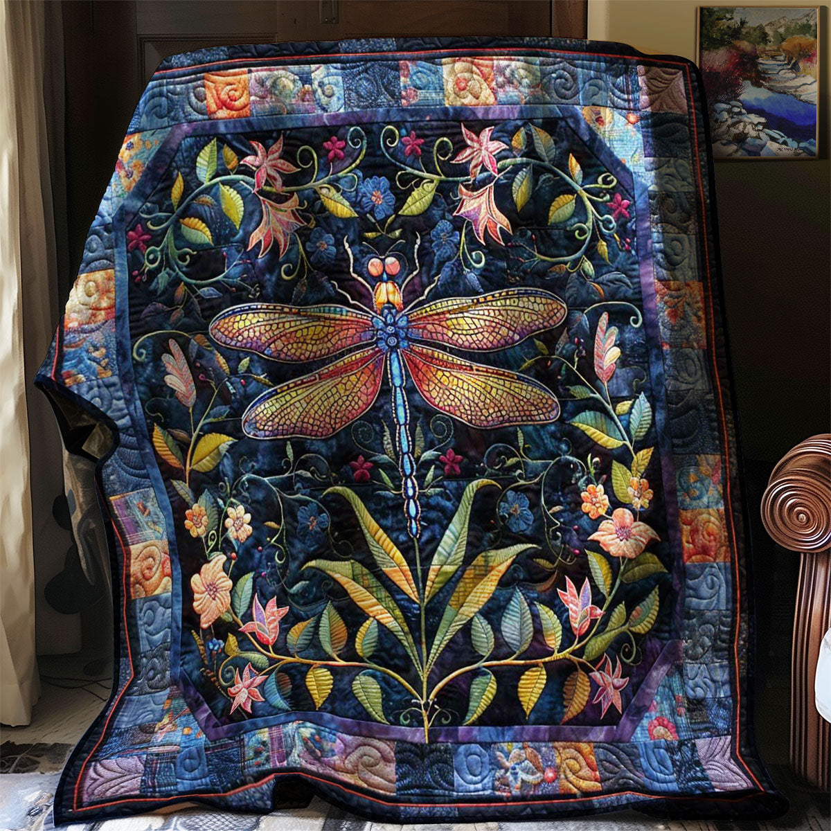 Whispering Dragonfly WN2808023CL Quilt