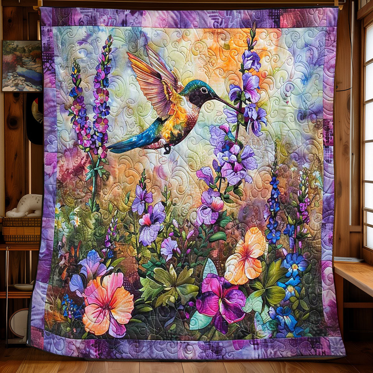 Whispering Hummingbird WN0908134CL Quilt