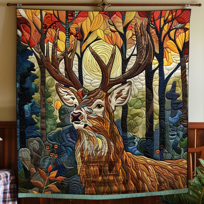 Whispering Woods Deer WN0909078CL Quilt