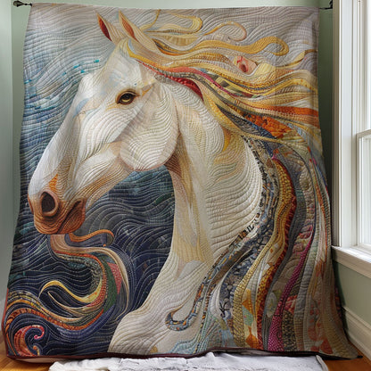 White Angle Horse WM1008034CL Quilt