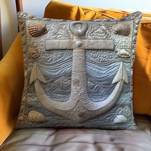 White Anchor WM0208160CL Quilt Pillow Case