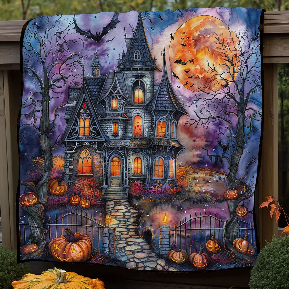 Wicked Castle Of Wraiths WN1908095CL Quilt