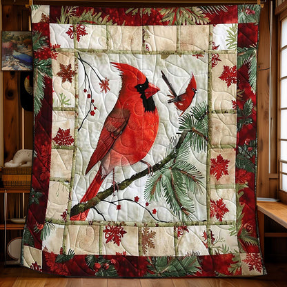 Winter Cardinal Magic WN1008072CL Quilt