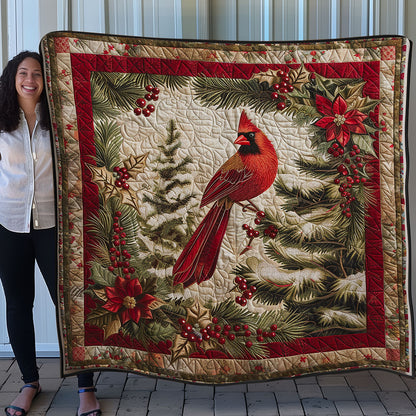 Winter Cardinal SR1408012CL Quilt