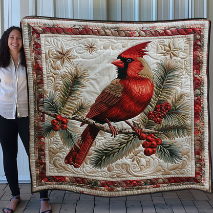 Winter Cardinal SR1408013CL Quilt