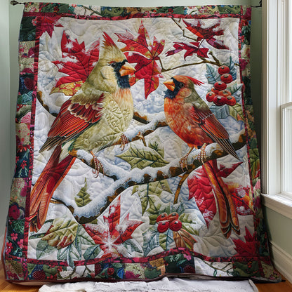 Winter Cardinals WM1308016CL Quilt