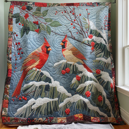 Winter Cardinals WM1508063CL Quilt