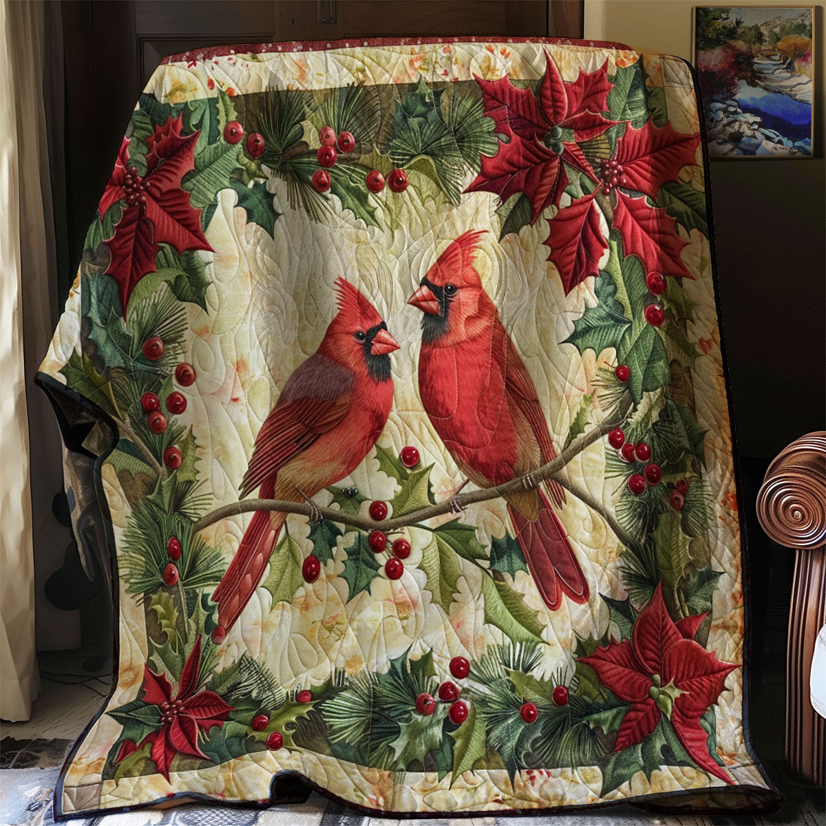 Winter Cardinals WN2208059CL Quilt