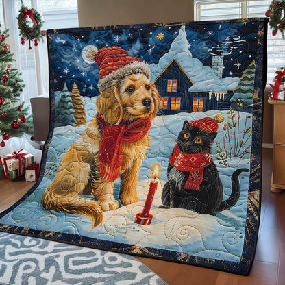 Winter Cat And Dog SR2008023CL Quilt