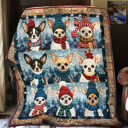 Winter Chihuahua SR1608014CL Quilt