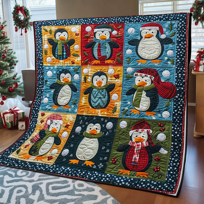 Winter Penguins SR1908021CL Quilt