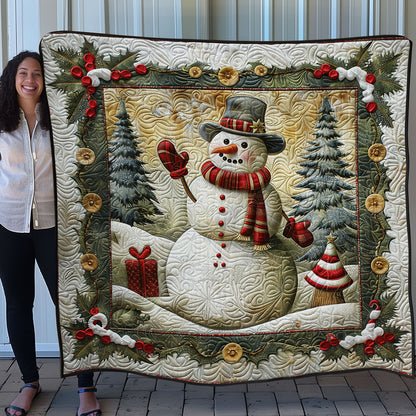 Winter Snowman SR1408022CL Quilt