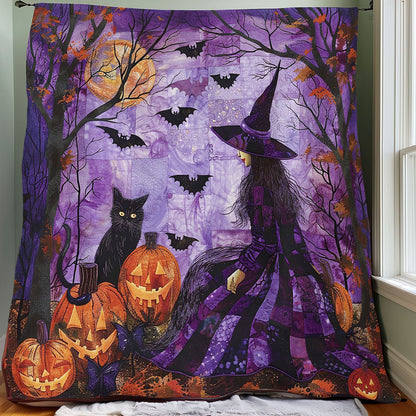 Witch Halloween Night WM0808007CL Quilt