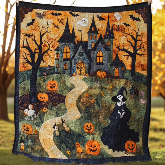 Witch In Haunted Castle WN3107024CL Quilt