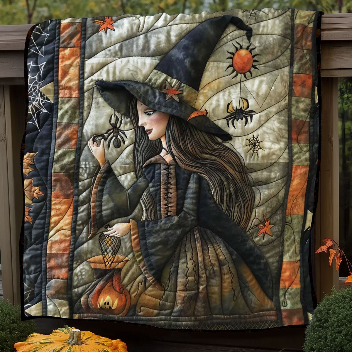 Witch’s Enchanted Web WN2808120CL Quilt