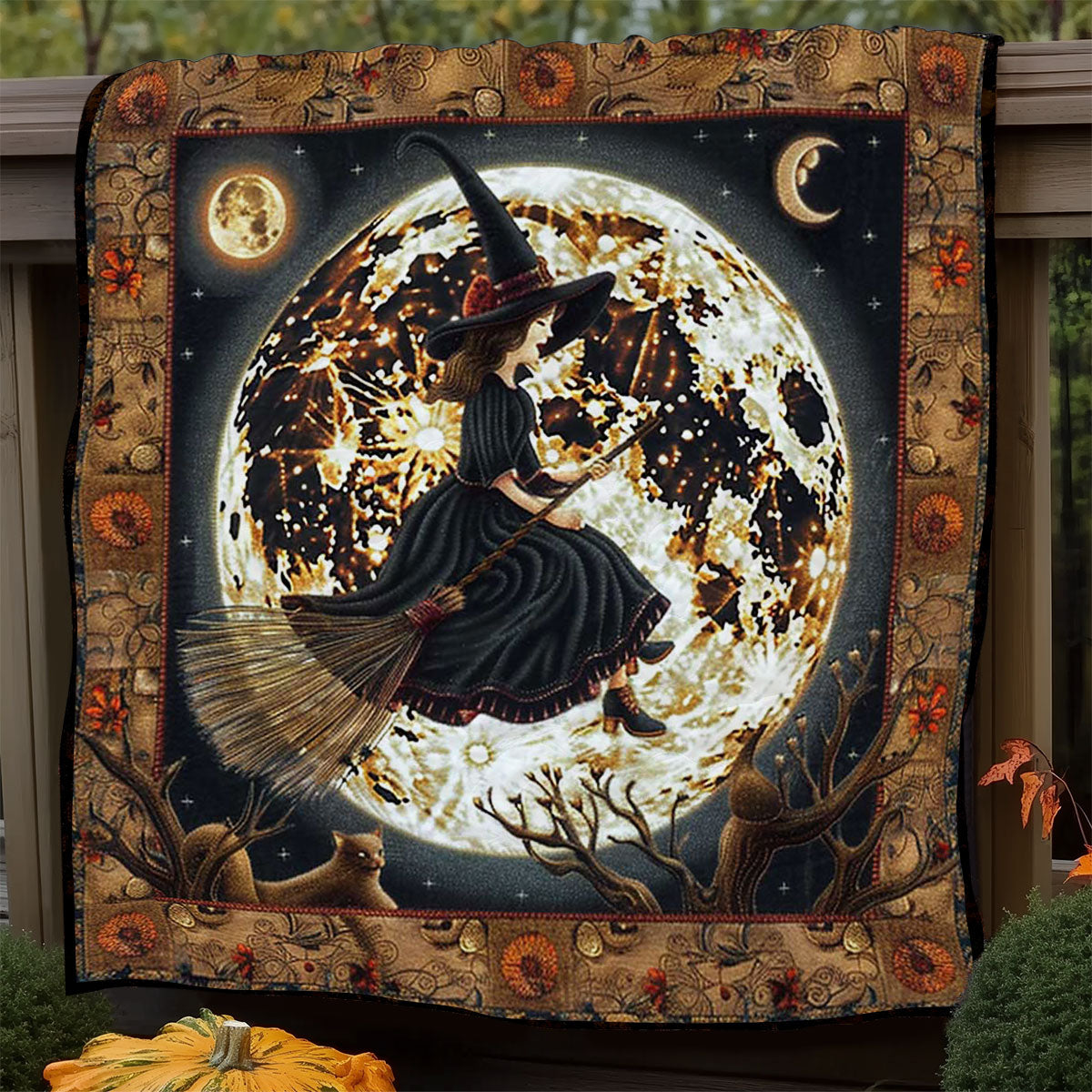 Witch's Midnight Moon WN1908080CL Quilt