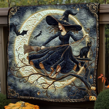 Witch's Moonlit Broomstick WN1908082CL Quilt