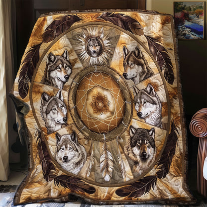 Wolves Dreamcatcher SR2608006CL Quilt