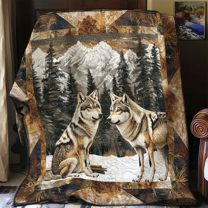 Wolves Forest Harmony SR2208008CL Quilt