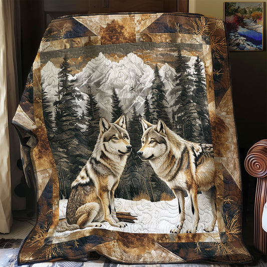 Wolves Forest Harmony SR2208008CL Quilt