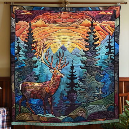 Woodland Deer Twilight WN0909072CL Quilt