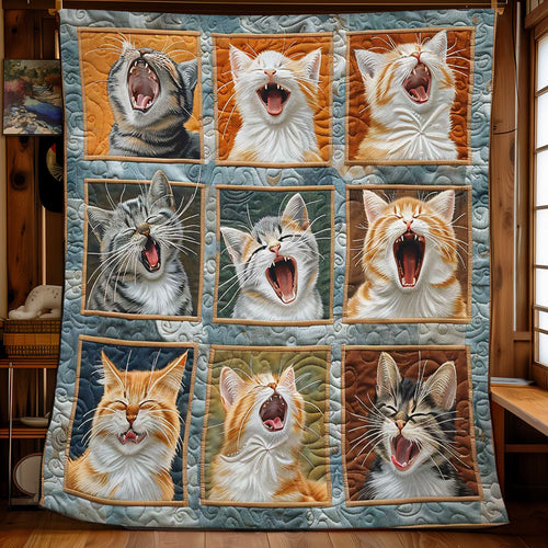 Yawning Kitty Corner WN1408112CL Quilt