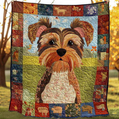 Yorkshire Terrier Cute WN0608054CL Quilt