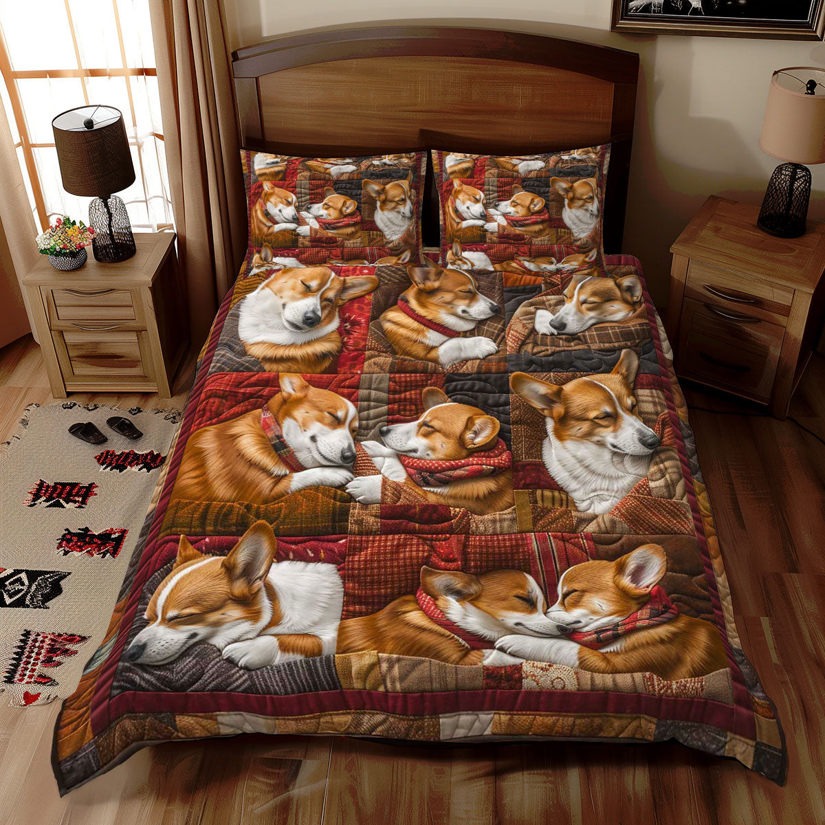 Corgi Cloud Comforter WN1609003CL Duvet Cover Set