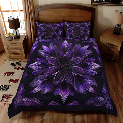 Mystical Purple Flower WN1609016CL Duvet Cover Set