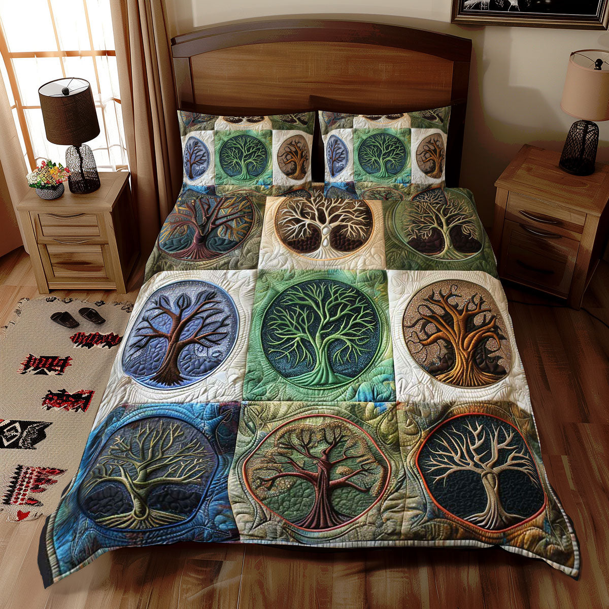 Tree Of Life Eternal Balance WN1609018CL Duvet Cover Set