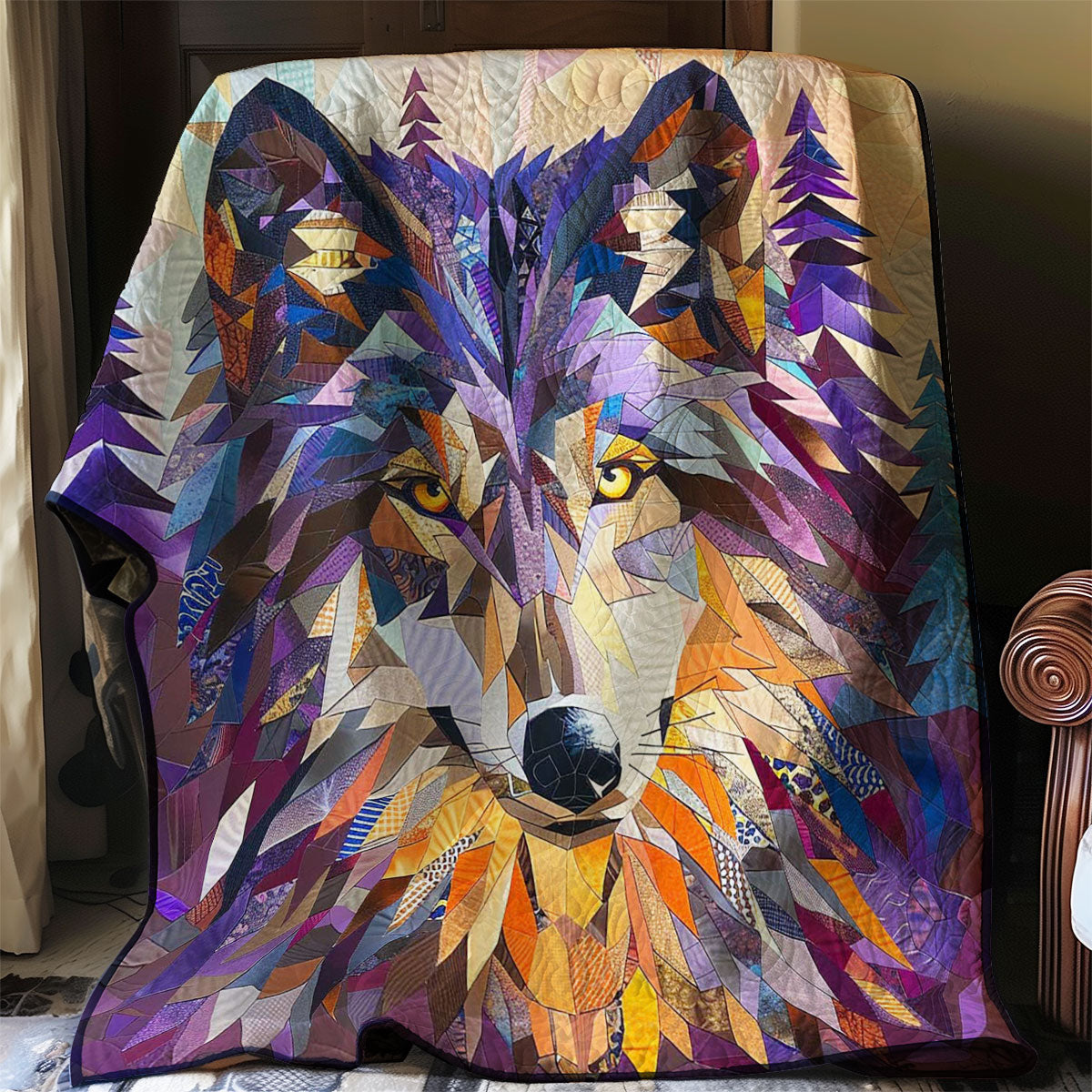 Winter Wolf Wild Animal WP2507006CL Quilt