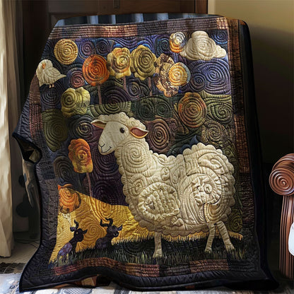 Cute Sheep WP2507034CL Quilt