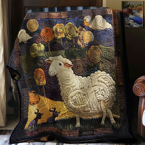 Cute Sheep WP2507034CL Quilt