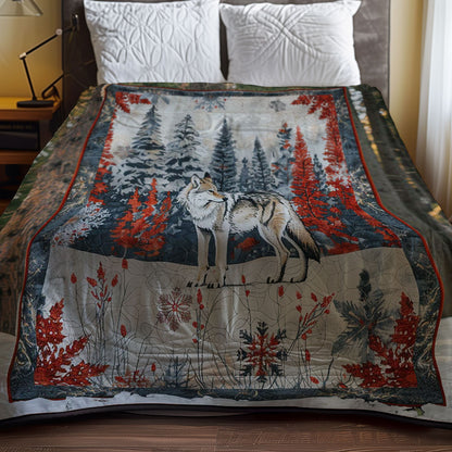 Red Pine Wolf WP2507039CL Quilt