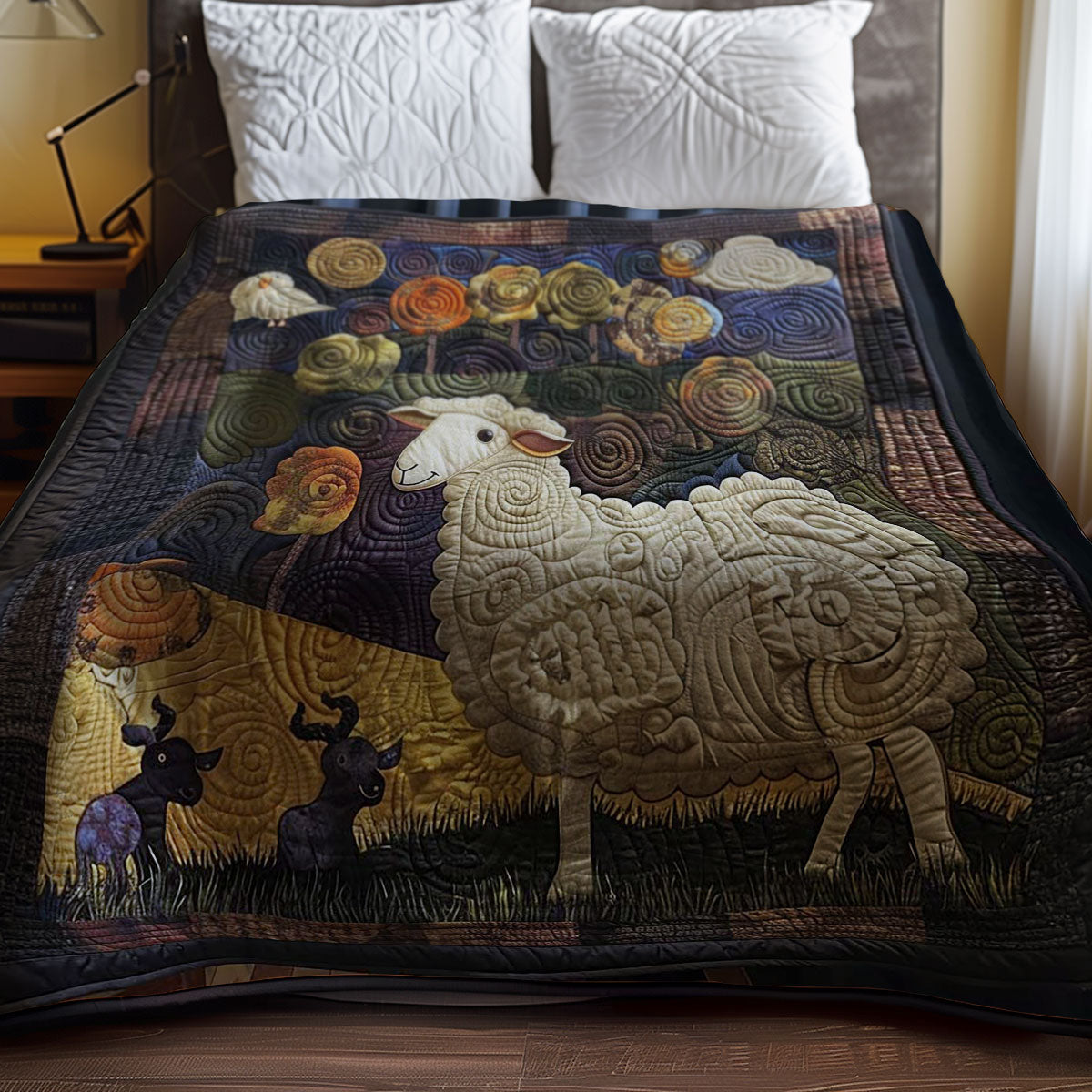 Cute Sheep WP2507034CL Quilt