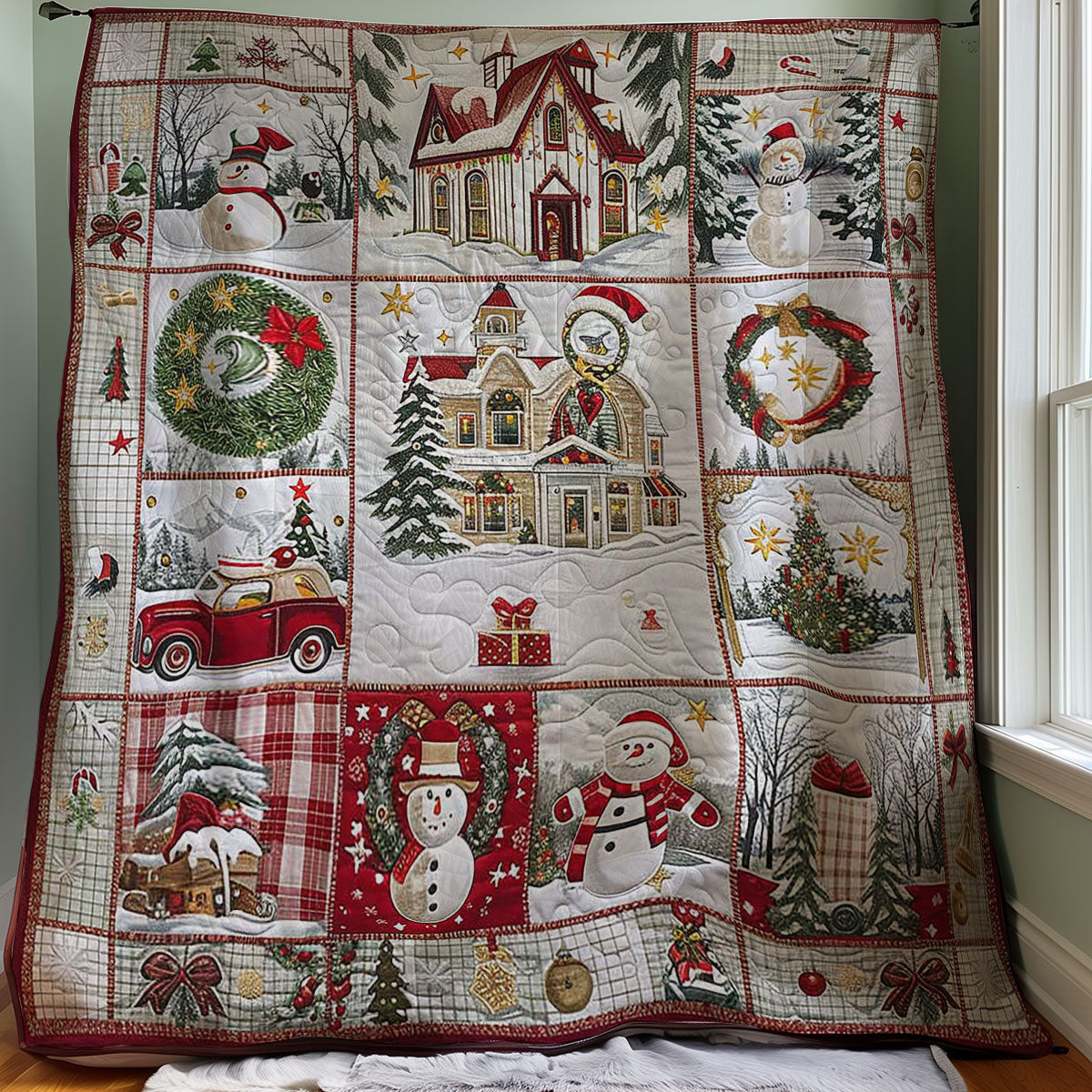 Christmas Symbol WP2507044CL Quilt